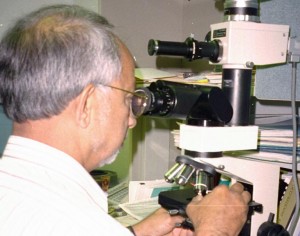 scientist2-niosh ד"ר נתנאל שברץ עובד על פרויקט חשוב יותר. צילום: niosh